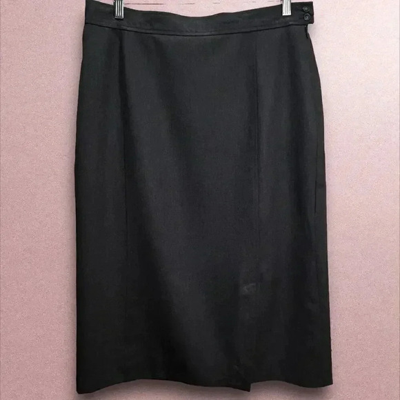 Pendleton Gray Virgin Wool Pencil Midi‎ Skirt  Size 16 - Picture 1 of 5
